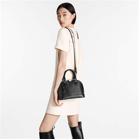 Alma Bb Epi Leather Women Handbags Louis Vuitton