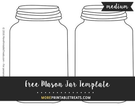 Mason Jar Template Medium Mason Jar Printables Mason Jar Cards Mason Jars