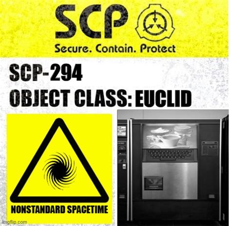 Scp 294 Label Imgflip