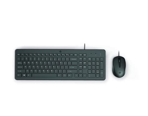 Hp Keyboard Mouse Combo Wired 150 240j7aa