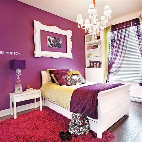 Chambre violette à sac ! Chambre «glamour» tout en violet - Chambre - Inspirations ...
