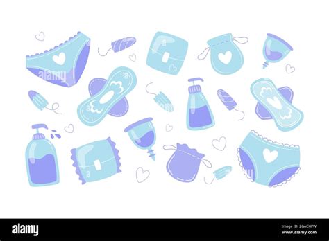 Personal Hygiene Products Stock Vector Images Alamy