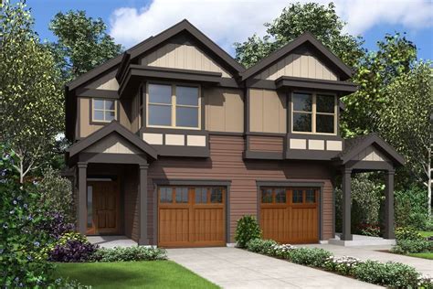 Looking for an 8 bedroom house plan that will be used as a single unit? Bedroom Craftsman Style Duplex House Plan 5582: Phelps 3