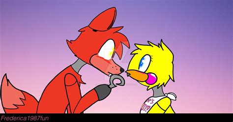 Foxy X Toy Chica By Frederica1987fun On Deviantart