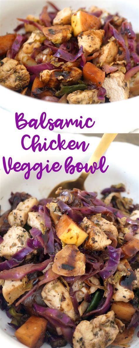Can't get much better than that! balsamic chicken veggie | Aip paleo recipes, Autoimmune ...