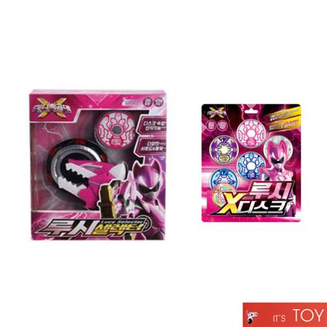 Miniforce Mini Force X Lucy Selector And X Disk Set Pink Ranger