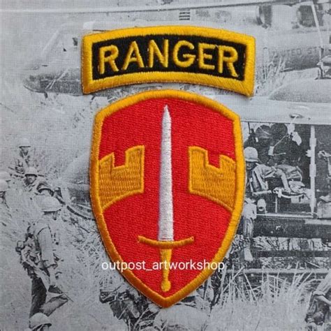 Jual Patch Military Assistance Command Vietnam Ranger Tab Macv Us Army