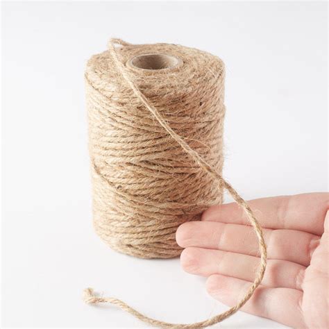 Natural Jute Twine Rope Wire Rope String Basic Craft Supplies