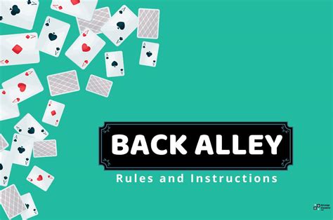 Back Alley Card Game Rules And How To Play Group Games 101