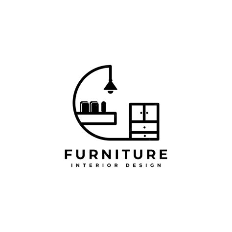 Premium Vector Minimalist Furniture Brand Business Company Logo