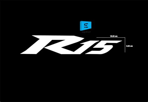 Yamaha R15 Logo Sticker Abram Has Ward