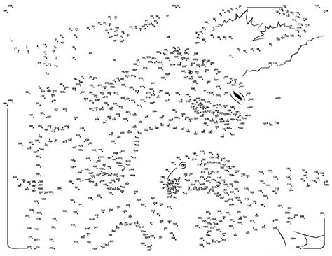 Dinosaur Dot To Dot Printable 101 Activity