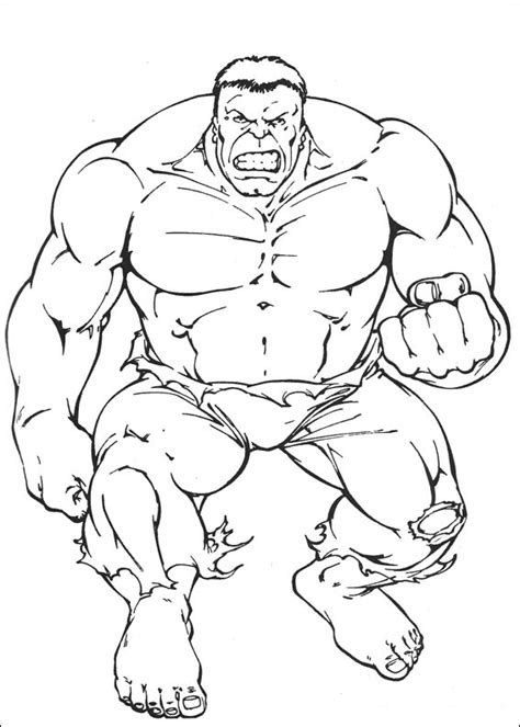 Dibujos De Hulk Para Colorear Pintar E Imprimir Gratis