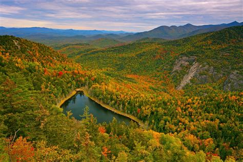 Adirondack Mountains In The State Of New York
