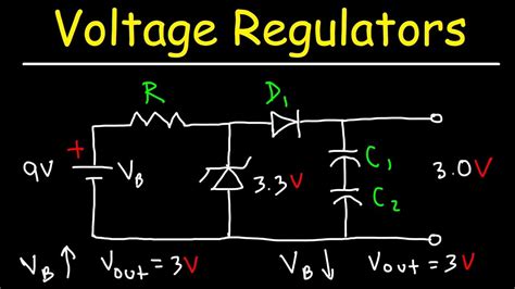 How To Make A Voltage Regulator Circuit Using Zener Diodes