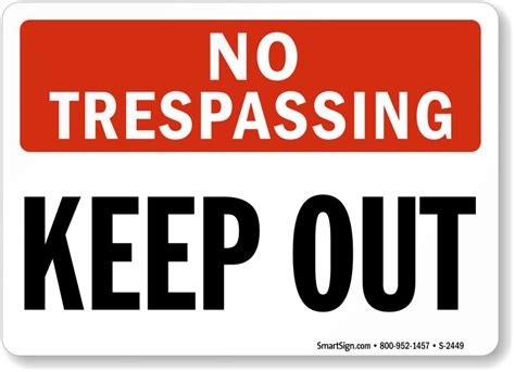 No Trespassing Sign Png Hd Png Mart