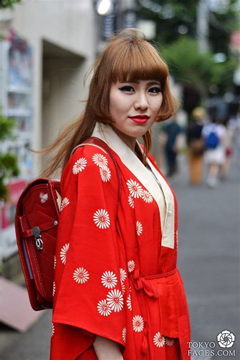 Japanese Fashion And Tokyo Street Style Japanese Kimono Fashion Tokyo Street