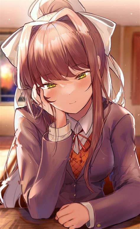 Monika Loves Looking At You 💚💚💚 By Youka On Twitter Rddlc