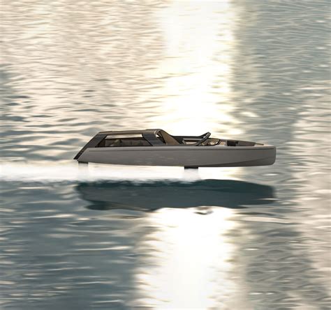 All Electric Glass Tender Literally Glides Above The Water