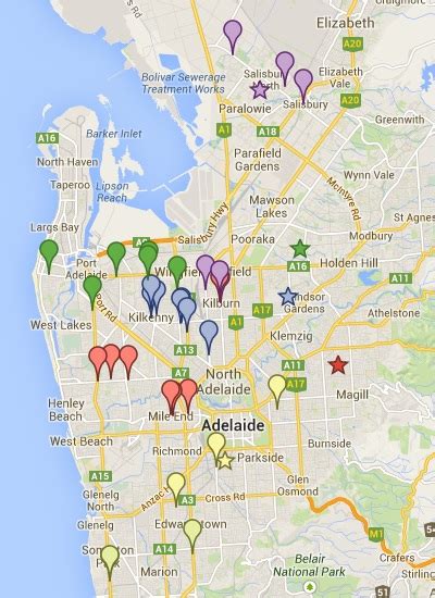 Adelaide Map Northern Suburbs