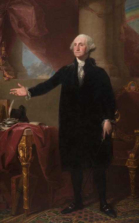 Gilbert Stuart Paints George Washington National Portrait Gallery