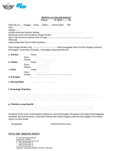 Biasanya surat pernyataan ditulis oleh seseorang untuk ada banyak sekali ragam contoh surat pernyataan yang bisa anda jadikan referensi di sini. 61 DOWNLOAD INFO BERITA ACARA WAWANCARA KEPOLISIAN PDF DOC ...