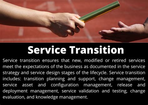 What Does Service Transition Mean Project Management Dictionary Of Terms