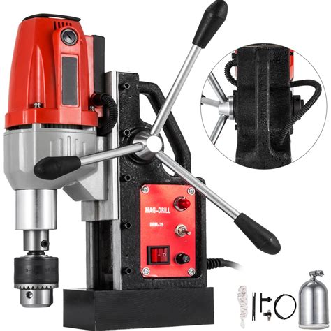 Vevor 980w Magnetic Drill Press With 1 13 Inch 35mm Boring Diameter