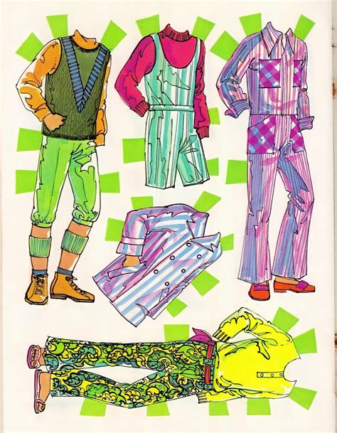 Paper Dolls As Fashion History The Brady Bunch Paper Dolls Part 2