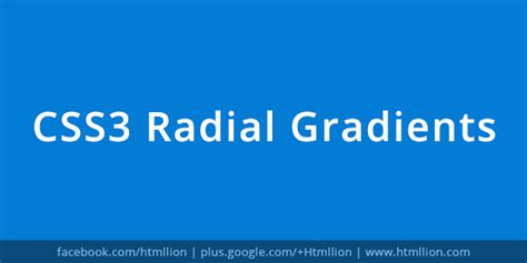 Css3 Radial Gradients Html Lion