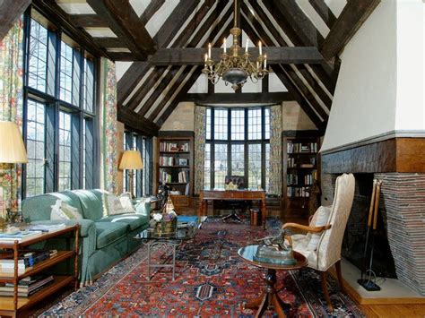 English houses are at once traditional, elegant, and always impeccable. tudor interior design | The nearly untouched Great Room is ...