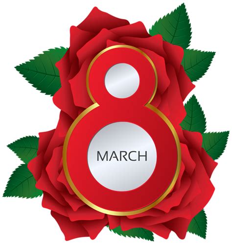 march 8 red roses png clipart image 8th of march clip art happy birthday png