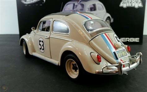 Hot Wheels Elite 1963 Volkswagen Beetle The Love Bug Herbie 53 118