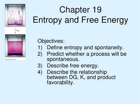 Ppt Chapter 19 Entropy And Free Energy Powerpoint Presentation Free