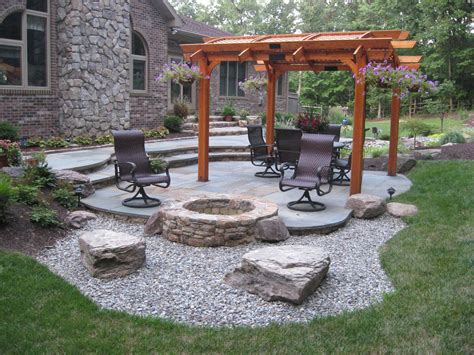 Landscape And Garden Design In Md Va And Wv Fire Pit Patio Backyard