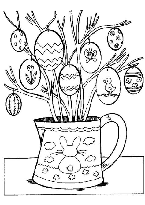 Coloriage oeuf de paques 15 sur Hugolescargot.com