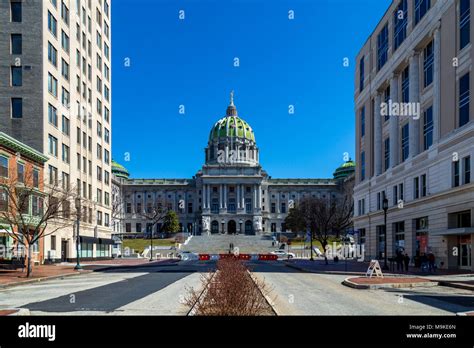 State Capitol Building In Harrisburg Stock Photos And State Capitol