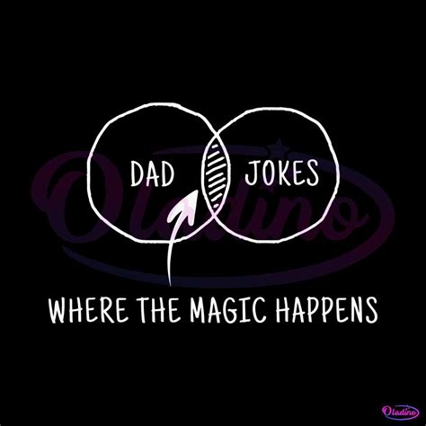 Dad Jokes Where The Magic Happens Svg Graphic Design File
