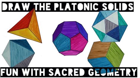 Draw The Platonic Solidsbasic Sacred Geometrytime Lapse Youtube