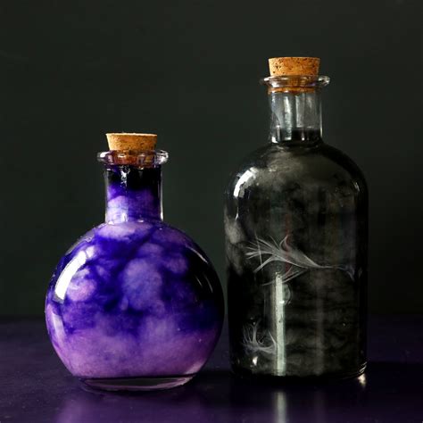 Diy Halloween Nebula Jars And Potion Bottles Karen Kavett