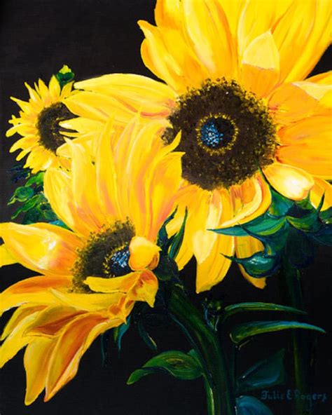 Sunflower Canvas Giclee Sunflower Wall Art Tuscany Art Etsy