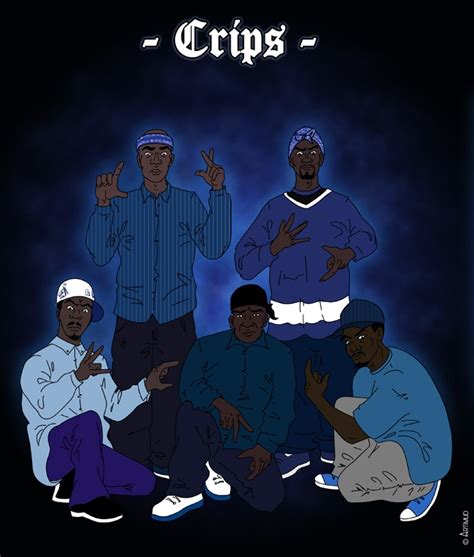 Crip, crips, cuz, gang, gangster, gangsta, rap, black lives matter, thug life, thug, african american black people nipsey hussle nipsey hip hop rap rapper trap eazy e blueface blood bloods gang member street streetwear goon crip cartoon | Adultcartoon.co