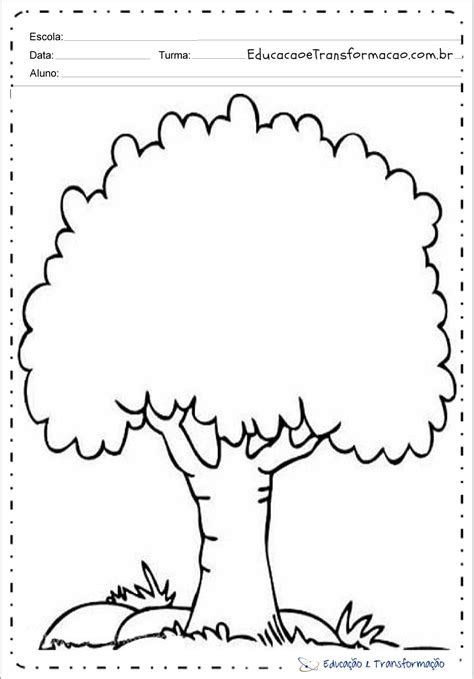 Desenhos De árvore Para Colorir Atividades Educativas