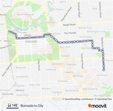 142 Route Schedules Stops And Maps Burnside Updated