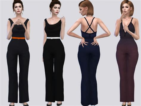 The Jumpsuit Set By Mclaynesims At Tsr Sims 4 Updates