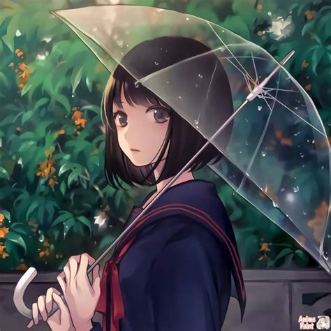 Pin By New Anime Girl Follow Back On Rain