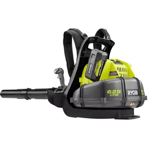 ryobi reconditioned 145 mph 625 cfm 40 volt lithium ion cordless backpack blower 5 ah battery