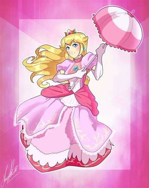 Super Smash Bros Ultimate Princess Peach By Frossartist212 On Deviantart Super Princess