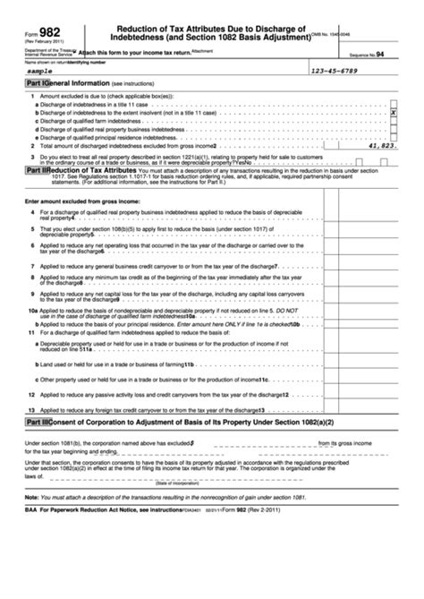 Form 982