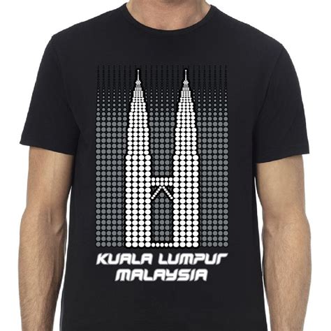 As is souvenir in malay? Malaysia Souvenir T-Shirt Twin Tower KL City 100% Cotton ...
